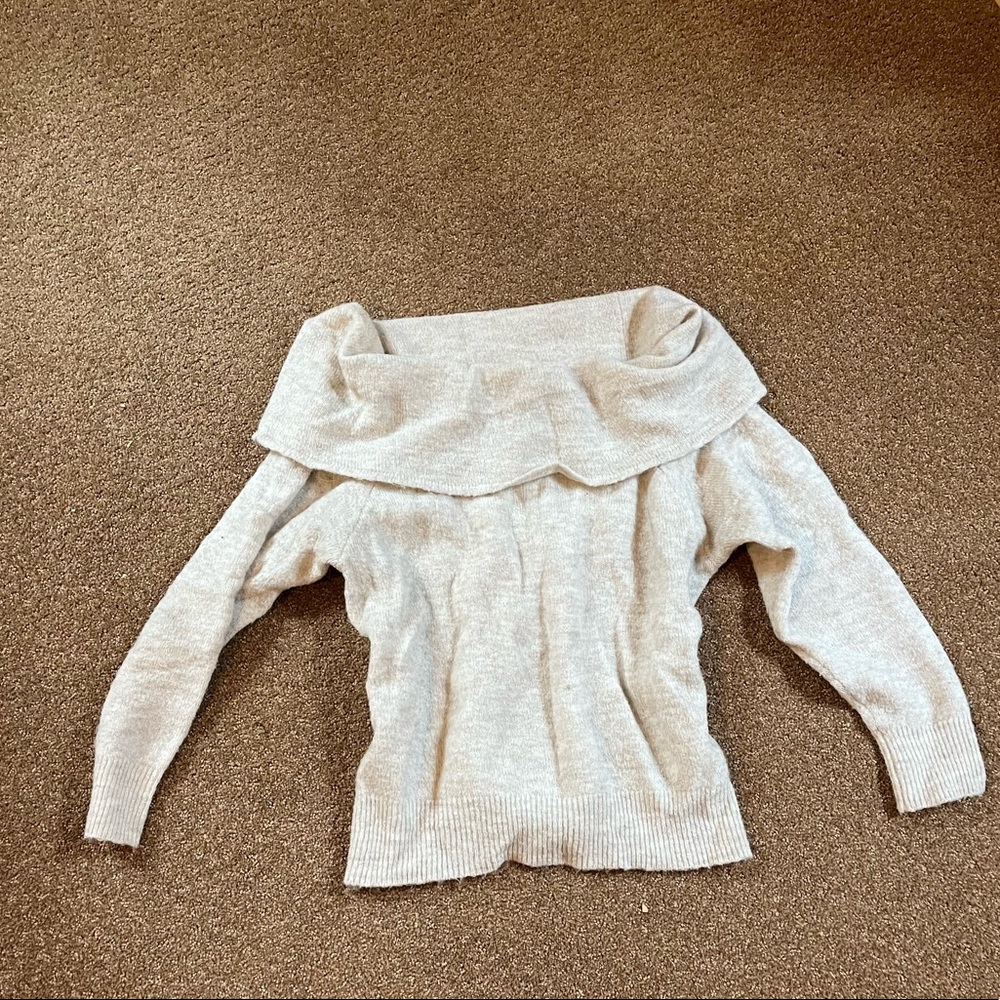 Off the shoulder sweater